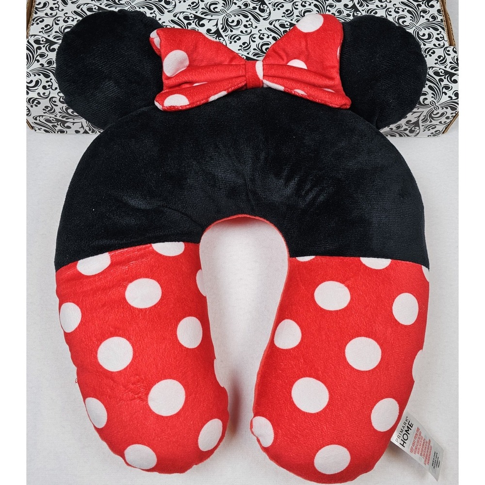 Disney Minnie Mouse Child Travel Neck Pillow Airplane Car Vacation‎